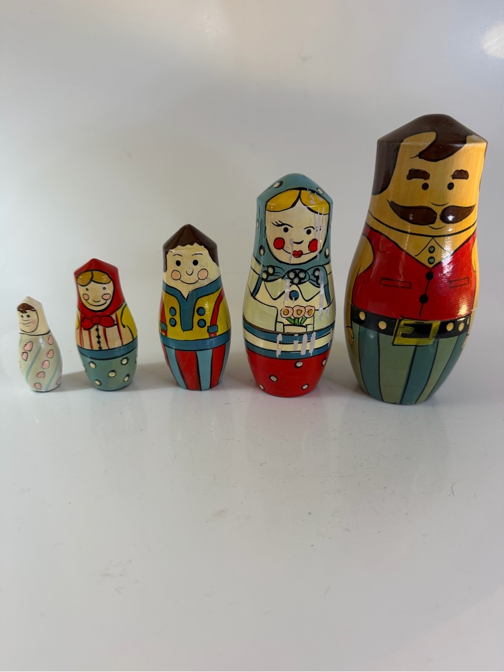 Vintage 1988 Lillian Vernon Nesting Doll Set - matryoshka doll